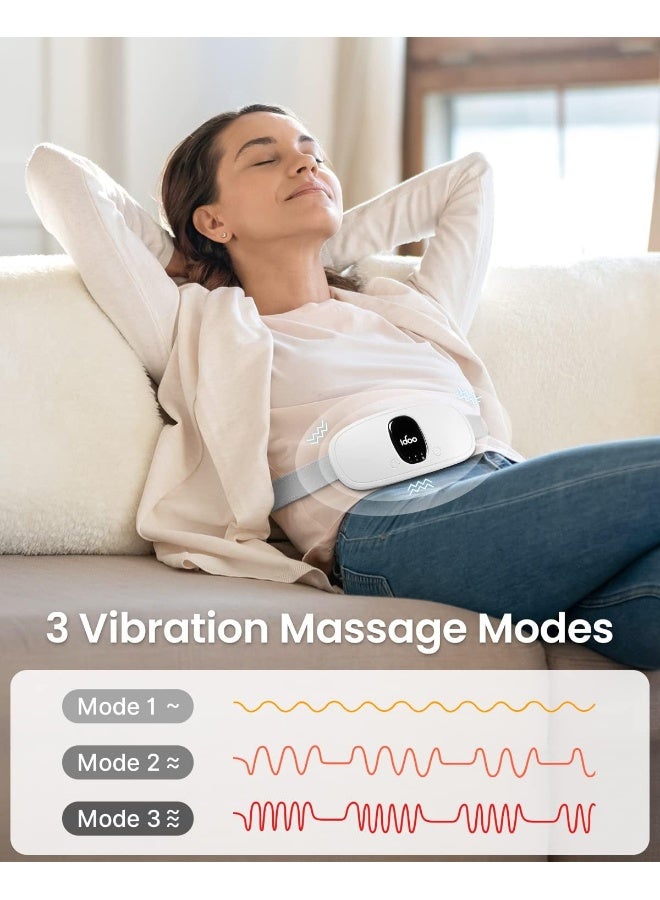 iDOO Portable Heating Pad for Period Cramps, Cordless Heating Pad for Back Pain Relief - Image 4